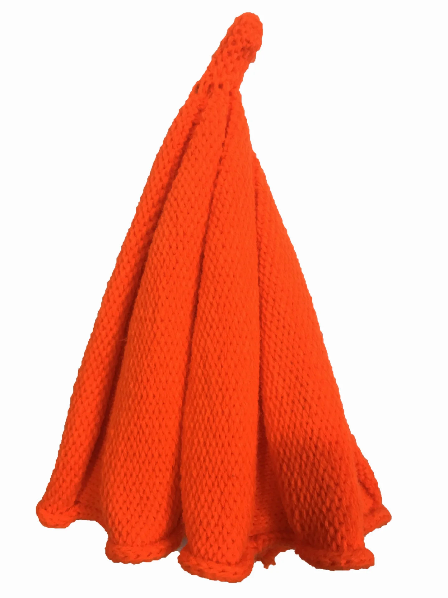 Sparsil для родителей и детей, зимние вязаные шапочки, шапка из плотного хлопка, тонкая шапка, женская Лыжная Шапочка с острым носком, милая шапочка для мальчиков - Цвет: Orange