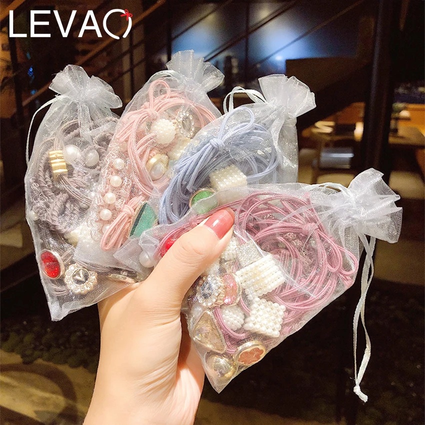 Levao 11 шт./компл. из Жемчужной шерсти галстук-бабочка с цветочным узором и