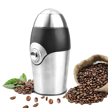

Hot Multipurpose Electric Coffee Bean Grinder Stainless Steel Miller for Seeds Spices Herbs Nuts(EU Plug)