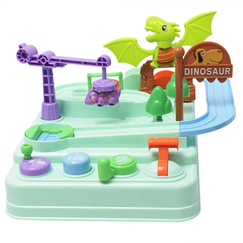 

2019 Car Adventure Game Children's Toy Track Railway Table Games Baby Educational Combination Inertia Train Railcar Puzzle Toys