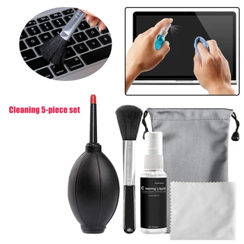 

Screen Keyboard Computer Cleaner Set Study Home Game Console Phone Office Lens Cloth SLR Camera With Air Duster Fast Cleaning