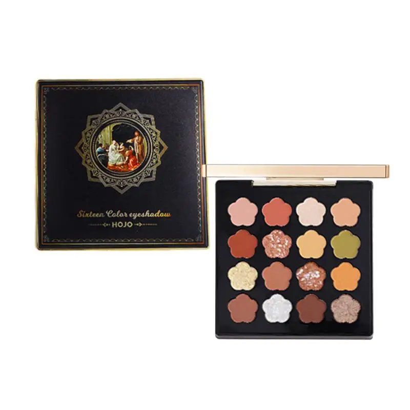 16 Colors Eye Shadow Palette Matte Pearly Fairy Flower Eyeshadow Palette With Mirror High-end Gifts For Friends Mathers TSLM1 16 Colors Eye Shadow Palette Matte Pearly Fairy Flower Eyeshadow Palette With Mirror High-end Gifts For Friends Mathers TSLM1