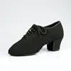 Women Latin Dance Shoes Ladies Teaching Shoes T1b Split sole Canvas Professional  Ballroom Dance Shoe Square Heel Dancesport 3