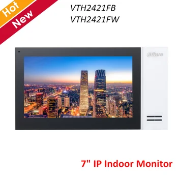 

Dahua IP Indoor Monitor 7" TFT Capacitive Touch Screen 1024x600 Built-in Loudspeaker Alarm integration VTH2421FB VTH2421FW