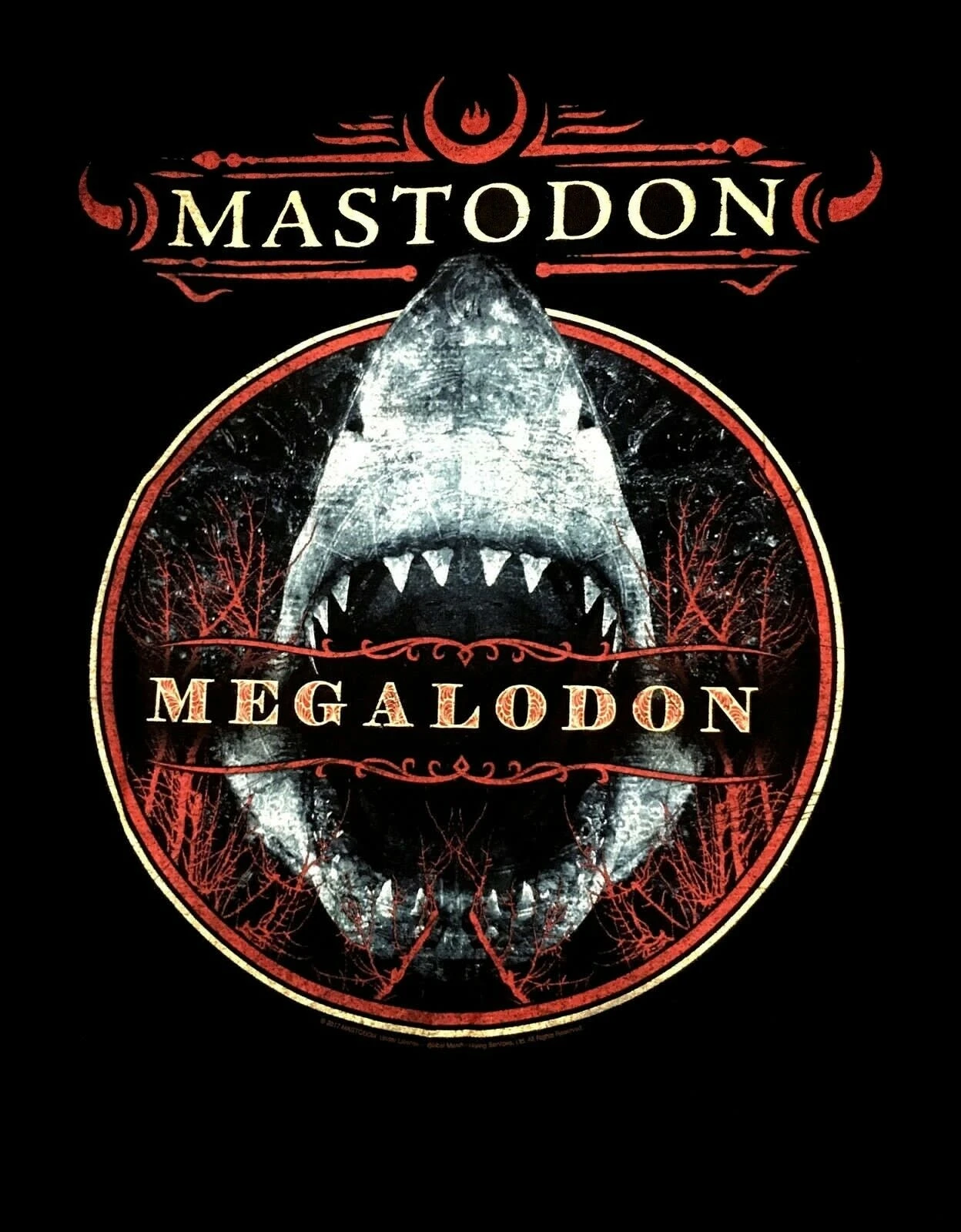 MASTODON cd lgo LEVIATHAN MEGALODON официальная рубашка Новинка 2019 Модные мужские футболки |