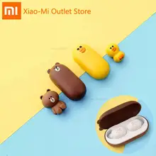 Xiaomi Youpin Line Friends, беспроводные Bluetooth наушники, спортивные, водонепроницаемые, без ощущения, Bluetooth 5,0, быстрое соединение