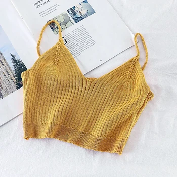 

Camis Women 2019 Spring Sexy Striped Strap Short Tanks Sports Style Casual Bottoming Shirt Summer Vest Fashion Tank Tops