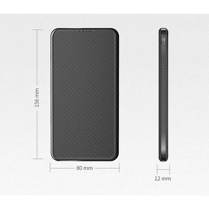 10000 мАч power Bank Тонкий портативный Chager Мобильная Внешняя батарея 2USB bank Poverbank для Xiaomi