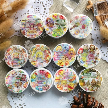 

Kawaii Lovely Washi Tape Cute Decorative Adhesive Tape Stationery Tape DIY Stickers Masking Tape Scrapbooking Escolar Papelaria
