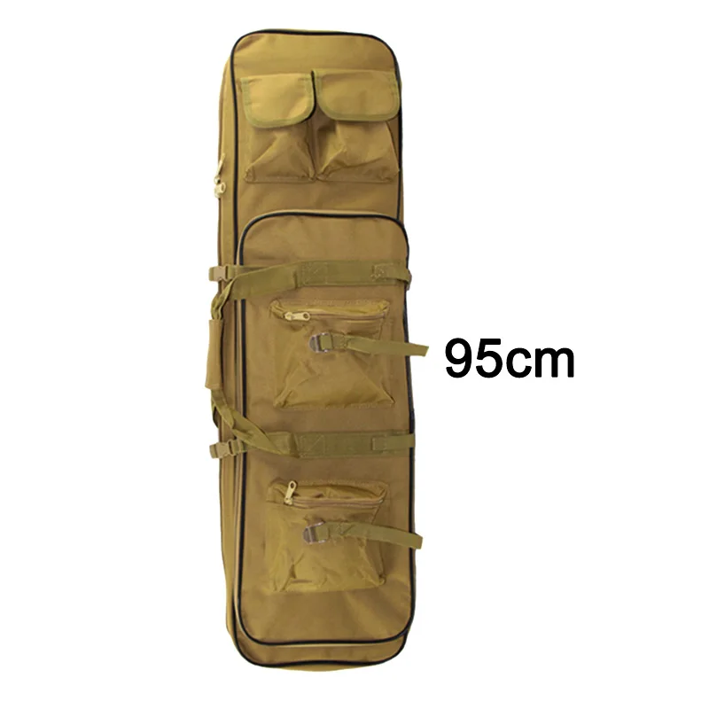 sand 95cm 85 см 95 см 120 см винтовка пистолет сумка рюкзак чехол двойная винтовка страйкбол сумка военная защита наплечный рюкзак охотничьи принадлежности - Цвет: sand 95cm