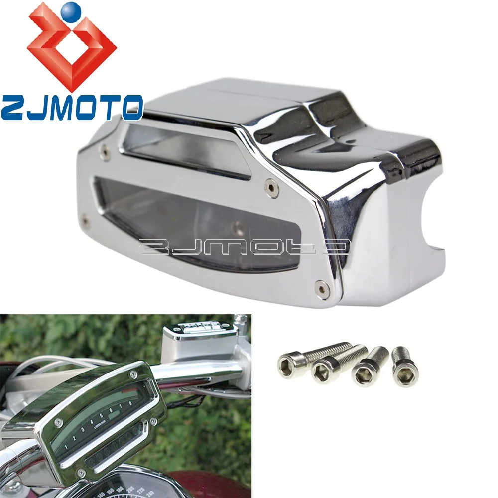 Хром Мотоцикл Тахометр Корпус для Suzuki бульвар M109 M109R M109LE M109N 2006 2011 CA4333 измерителем