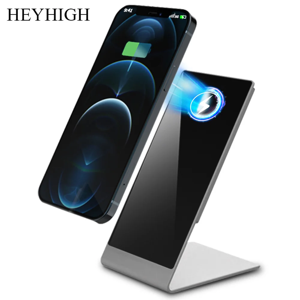 Aluminum Magnetic Wireless Charger Docking Stand 15W For Magsafe IPhone 12 Pro Max Charging With Magnet