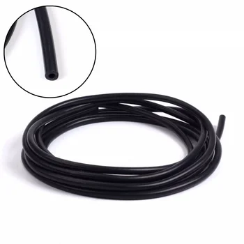 

1pc 300cm Silicone Oil Hose 5mm Inner/8mm Outer ID 428F Black Full Silicone Air Vacuum Hose/Line/Pipe/Tube Car Accessories