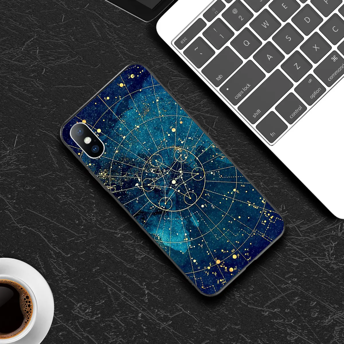 AC8092 Чехол для телефона USLION Space Moon Star для iPhone 11 X XR Xs Max 11 Pro, мягкий чехол из ТПУ с изображением звезды для iPhone 6 6s 7 8 Plus SE - Цвет: AC8092