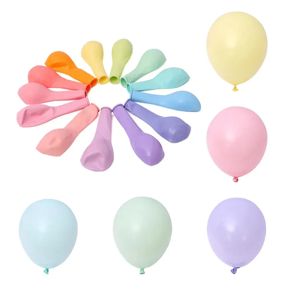 100 шт пастельные воздушные шары, украшения для дня рождения, Детские воздушные шары для свадьбы вечеринки, украшение 10 дюймов
