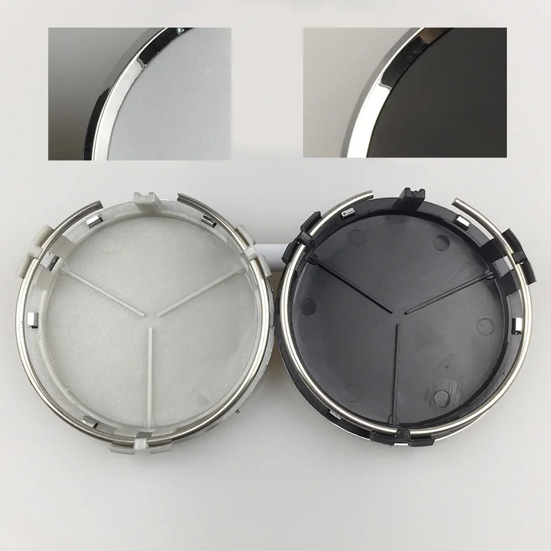 

20PCS 75MM Car Wheel Center Cover Wheel Hub Cap Rim Car Logo Hub Cover For Mercedes Benz W202 W203 W124 CLK C260 A B C E M CLA