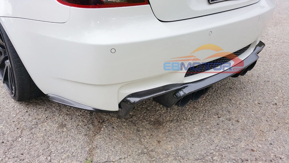 ebmotor-com  Rear Bumper Side Splitter Spoiler EXTENSIONS 1pair for BMW E92 E93 2D M3 Model 08-13 2_9527