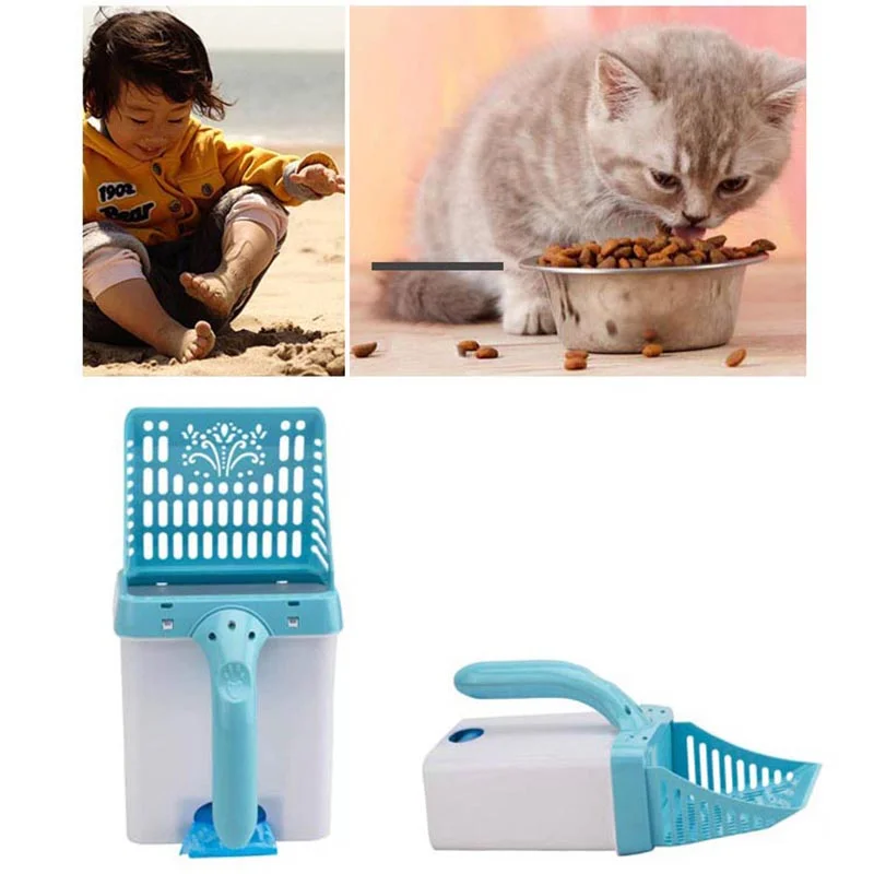 Pet Litter Sifter Hollow Neater Scoop Dog Sand Cleaning Cats Litter Pet Neater Scooper Cats Tray box Scoopers Pet Cats Supplies