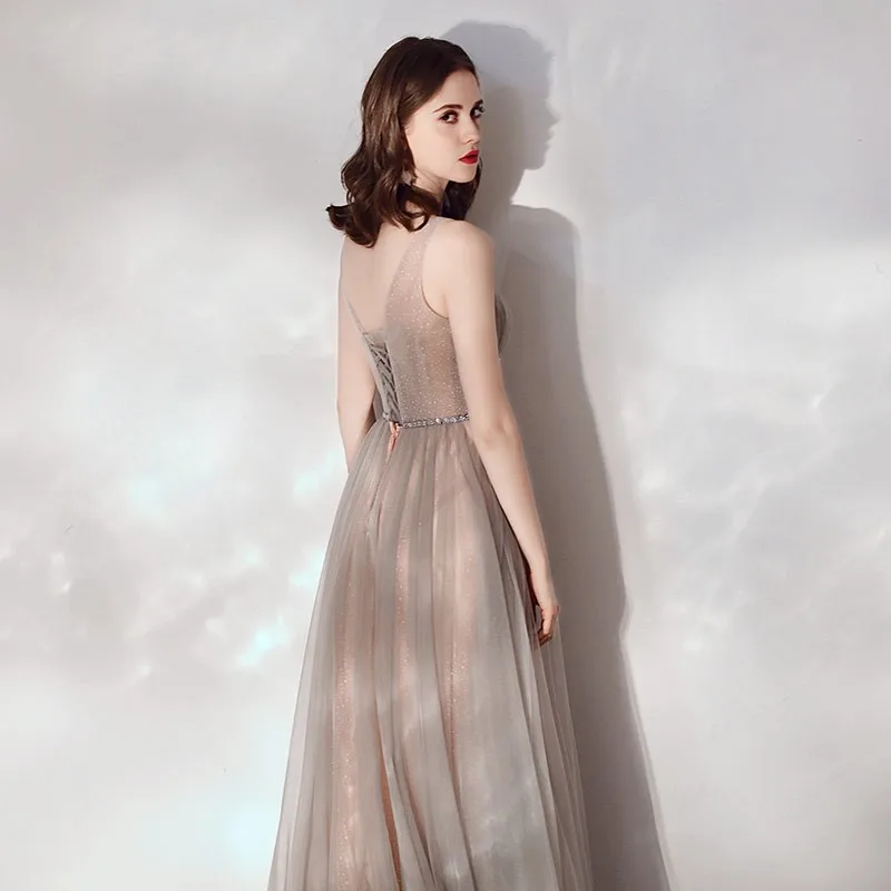 Очаровательные платья на выпускной с бисером и кристаллами, новый дизайн 2020, Свадебные Платья для подружек невесты, вечерние платья из тюля
