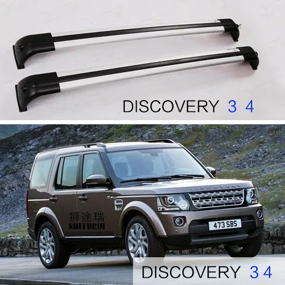 SHITURUI 2 шт. брусья на крышу для Land Rover discovery 3 4 discovery5 Evoque легированные боковые бруски