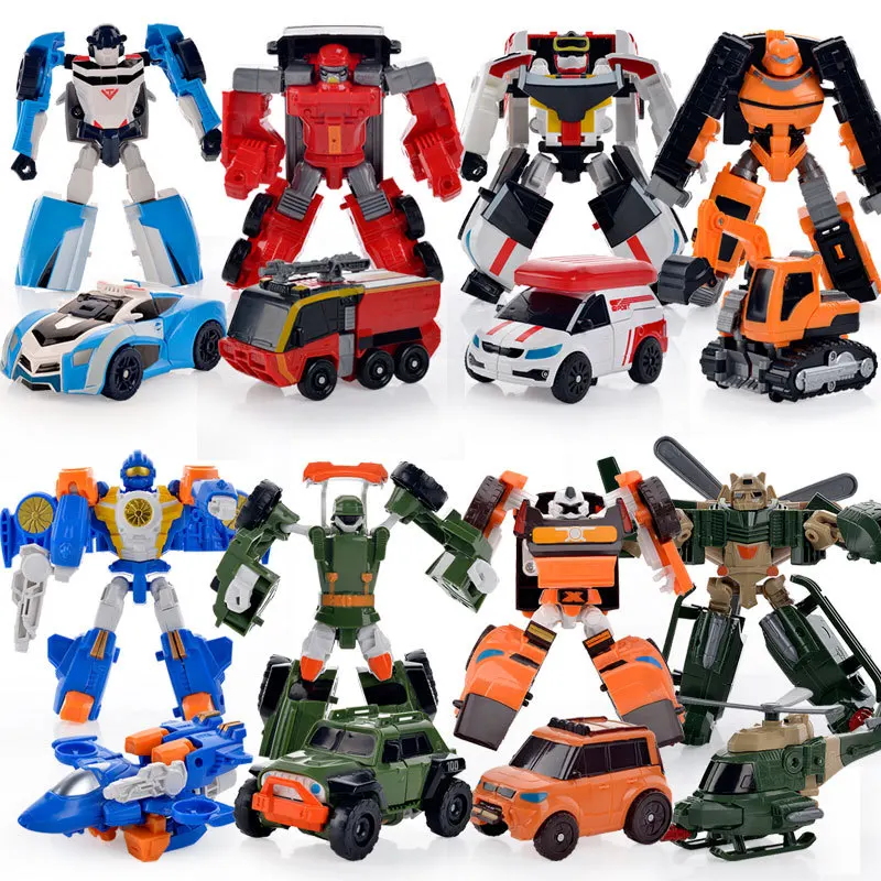 

New Style Transformation Car Robot Toys with Transmitter Car Model Garage Kit Assembly Set