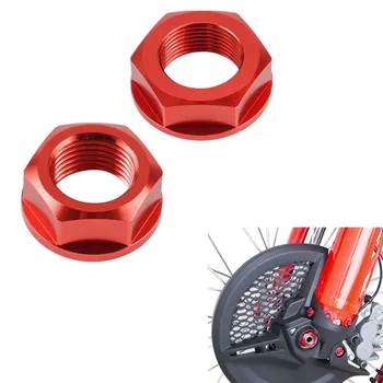

NICECNC Front Rear Axle Nut with Rear Rim Wheel Lock Nut Screw For Honda CRF250R CRF450R CRF250RX CRF450RX CRF250X CRF450X