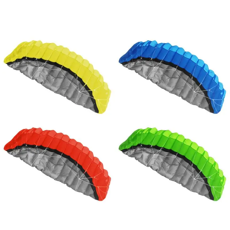 

Double Line Stunt 2.5m Parafoil Kite Soft Skeletonless Kite Parachute Fun Toy