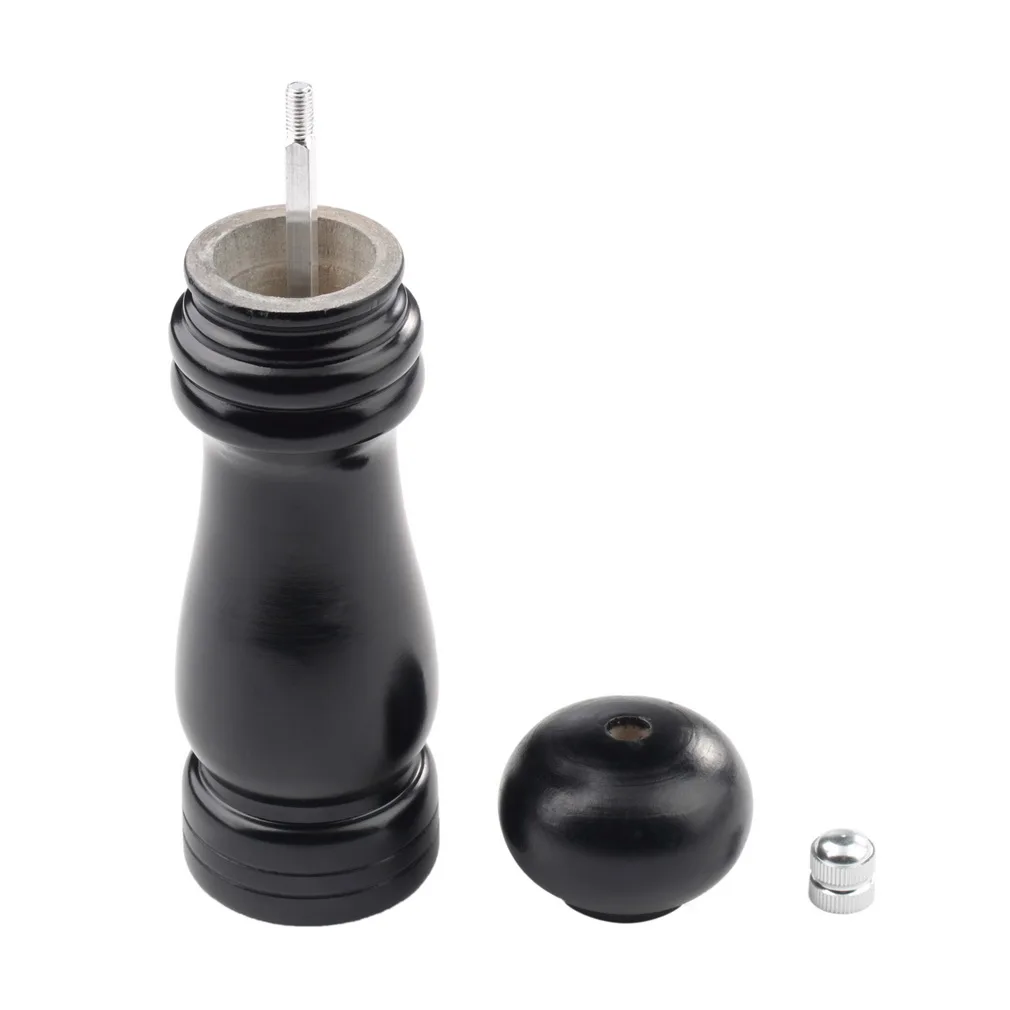 

High Quality Hot! Wooden Wood Pepper Salt mill Shaker Pepper Grinder Gadget Cooking Meat Restaurants