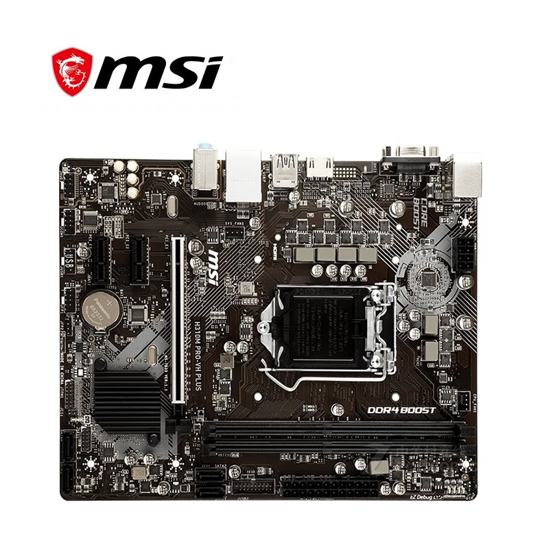 For Msi H310m Pro Vh Plus Motherboard Socket Lga 1151 Ddr4 For Intel H310m H310m Original Desktop Mainboard Used Mainboard Motherboards Aliexpress
