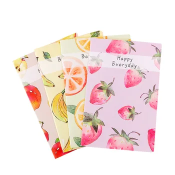 

Creative small fresh A5 fruit notebook cute student soft face copy notebook diary book office school supplies