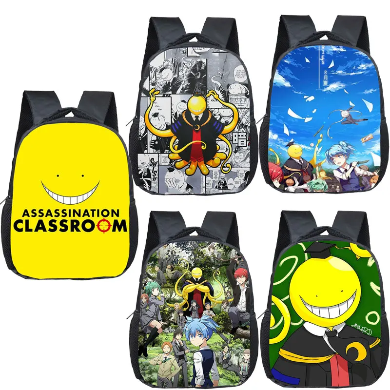 

Anime Bookbag Assassination Classroom School Bags for Boys Girls Kids Mini Daily Backpack child Kindergarten backpack
