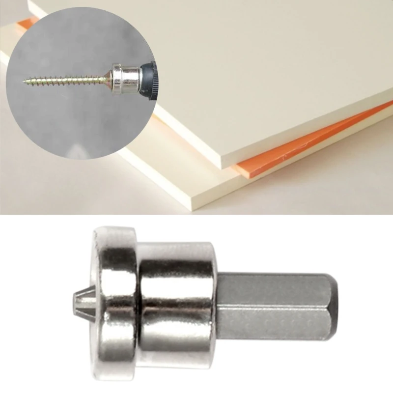 

10 Pcs Set / 1 Pc Locating Screwdriver Bits Depth Stop Plasterboard Screws Hex