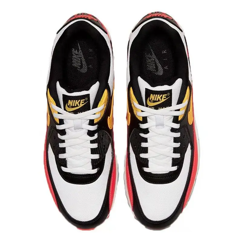 Оригинальные мужские кроссовки для бега NIKE AIR MAX 90 эфирные износостойкие беговые дышащие спортивные уличные кроссовки AJ1285-109