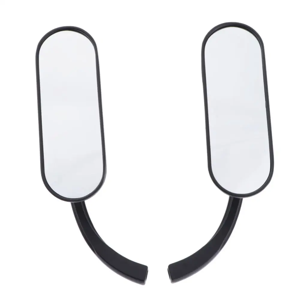 Универсальный Мотоцикл прямоугольник зеркало заднего вида Ручка бар крепление 8 мм 10 мм адаптер боковые зеркала для мотоциклов скутеры(черный