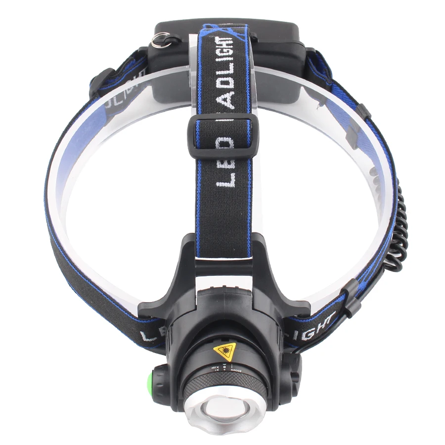 Headlamp torch light waterproof camping fishing 18650 battery charging Headlamps 1200LM T6 Bulbs lighting head light headlight