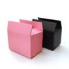 Boîte en papier noir et rose, boîte d'emballage en papier ondulé, 3 couches, supports d'emballage cadeau, taille et logo personnalisés, 5 pièces/10 pièces ► Photo 3/6