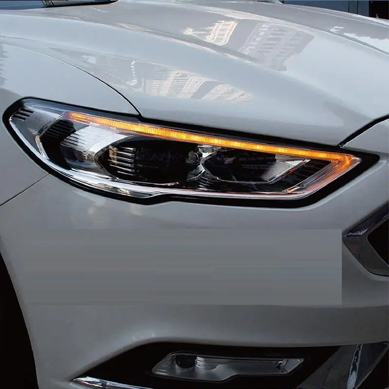 Drl Neblineros Para автозапчасти дневные ходовые огни автомобили Cob внешние светодиодные фары автомобильные фары в сборе для Ford Mondeo