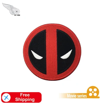 

Comic Hero Movie Character Embroidery Patch for Clothing Decration Fashion Cool Badges Iron on Stickers Motorcycle Accessories