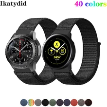 Ремешок 22 мм/20 мм для samsung galaxy watch 46 мм 42 мм active 2 40 мм 44 мм gear S3 frontier huawei gt 2 42 мм/46 мм amazfit ремешок Bip