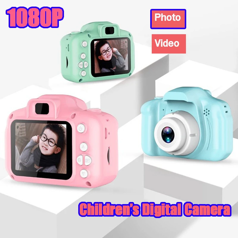 

Children Mini Digital Camera 1080P 2.0inch Photo Video Camera Children Toys Gift Video Recorder Camcorder Birthday Gift For Kids