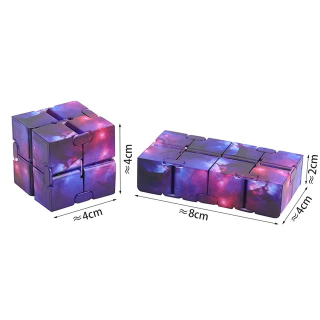 1PC Antistress Infinity Cube Office Flip Stress Relief Cube Toy For Children Women Men Autism Adhd Sensory Fidget Toys 5
