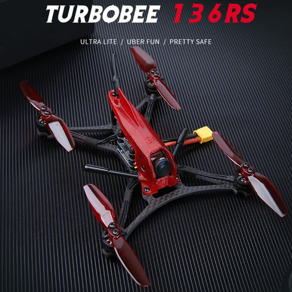 

IFlight TurboBee 136RS FPV Racing Drone 136mm 4S Lipo SucceX Micro F4 Flight Controller RunCam Nano2 Camera BeeMotor 1104 4200KV