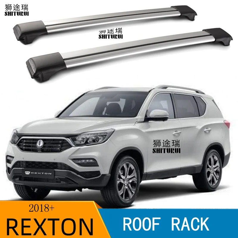 Крыши Баров Для Ssangyong REXTON (Y400) 3TH 2017 2018 2019 2020 suv алюминиевый сплав боковые полосы