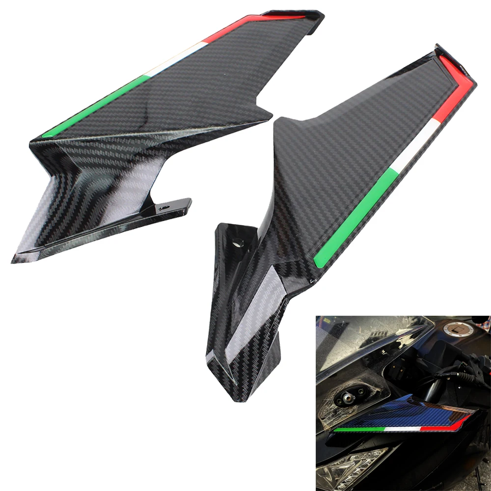 

Motorcycle Accessories Winglets Wind Wing Kit Spoileror Carbon For Buell 1125R 1125CR XB12R XB12Ss XB125Scg XB12 X9 X1 S1 M2