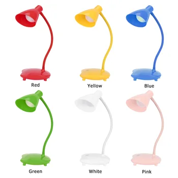 

7W 20LED Mini Flexible Desk Lamp Study Lamps Dimmable Rechargeable Bedside Night Lights Portable Adjustable Soft Lighting Effect