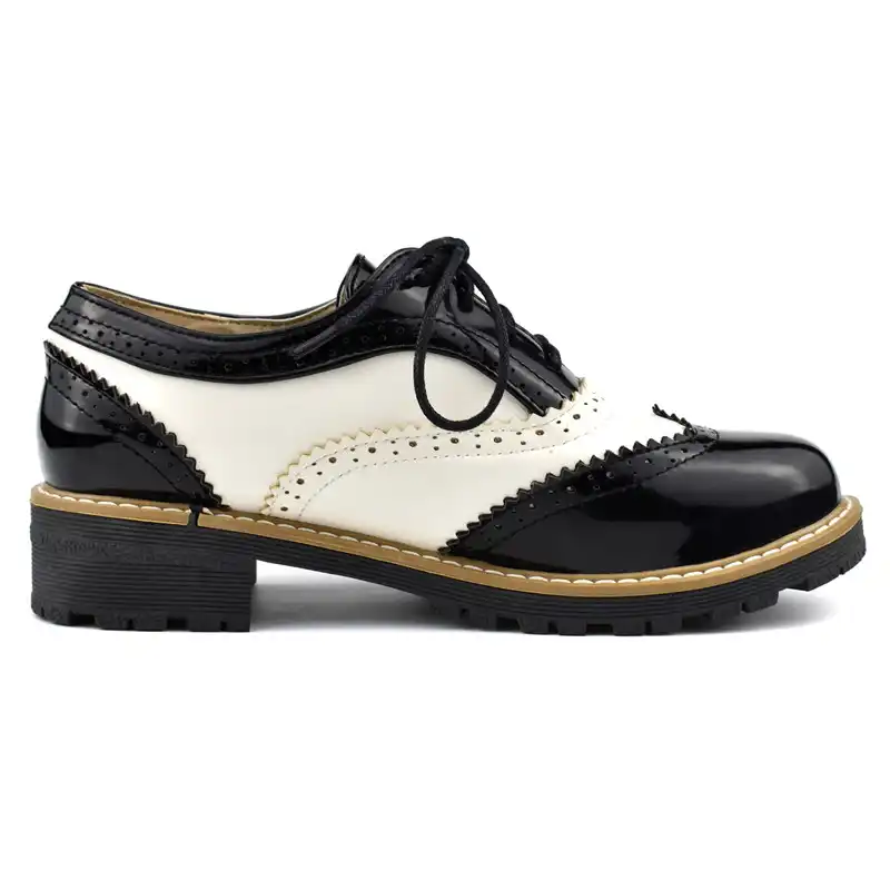 saddle oxford shoes ladies