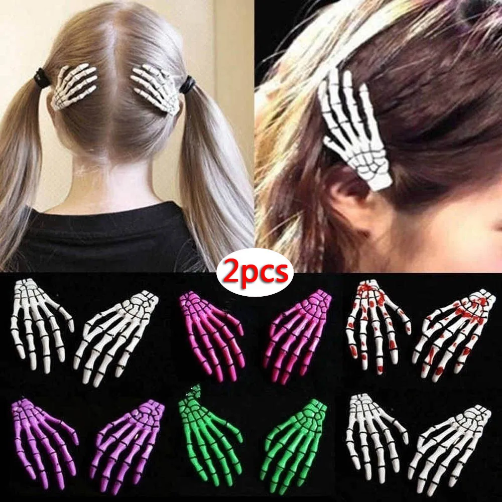 2 шт. новый креативный дизайн аксессуары для волос ручная кость коготь призрака