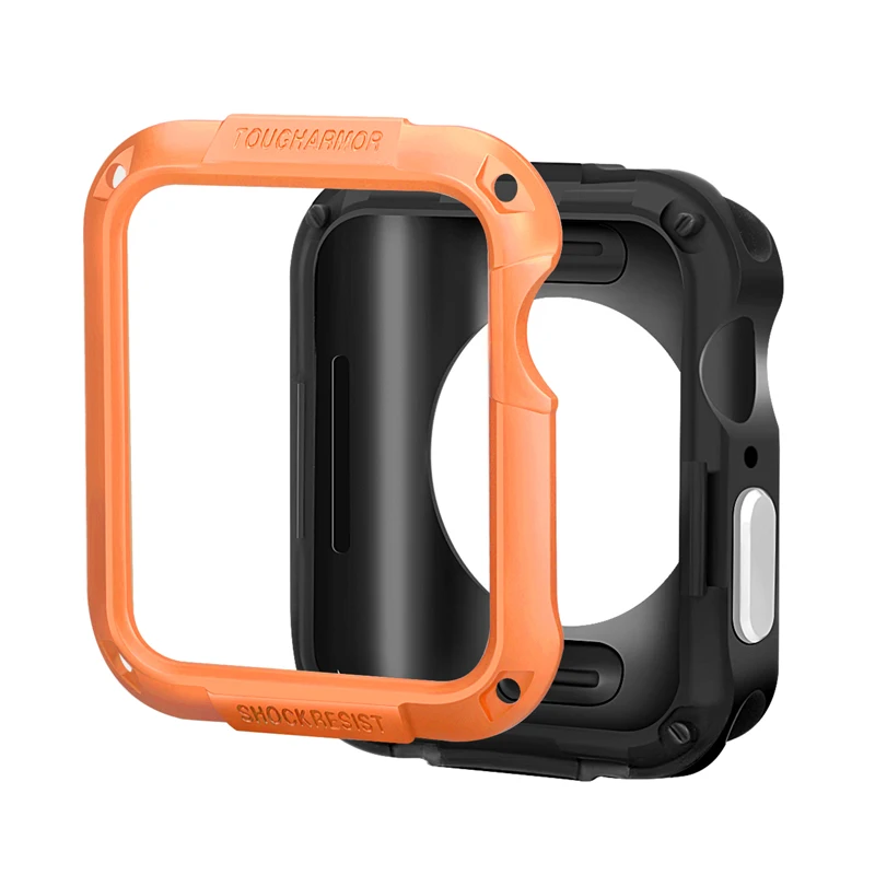 Прочный SGP защитный чехол Крышка для Apple Watch 4 5 44/40 мм прикрепляющийся к чехол для наручных часов iwatch серии 3/2/1 42/38 мм аксессуары для часов - Цвет: orange