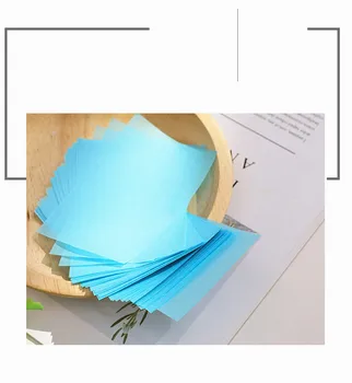 

100Pcs Korea Fragrant Tissue Face Oil Absorbing Paper Plant Fibres Breathable Blotting Handkerchief Blotting Facial Cleanser