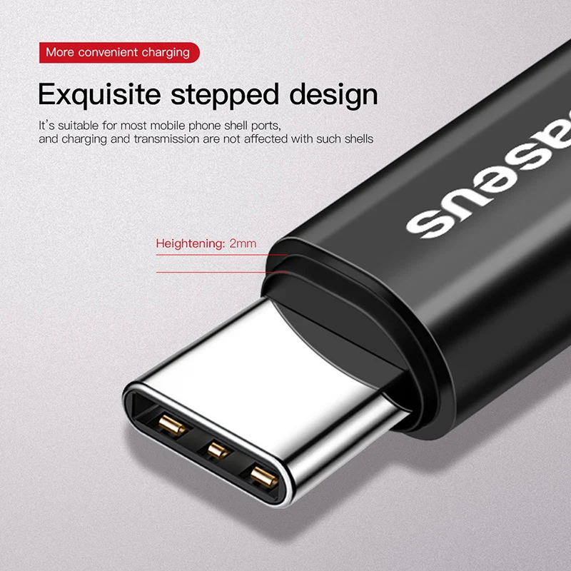 Baseus USB Type C кабель для Huawei P20 P30 Mate 10 9 Nova 3 Xiaomi mi 8 быстрое автомобильное зарядное